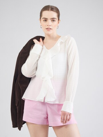 ONLY Bluse 'ONLISA' in Weiß: Vorderseite