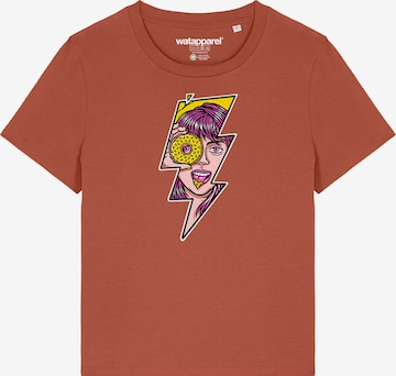 Maglietta 'Donut' di Watapparel in marrone: frontale