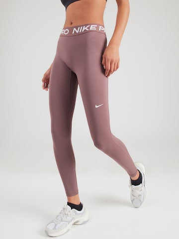 NIKE Skinny Sportnadrágok 'NP 365' - lila: elől