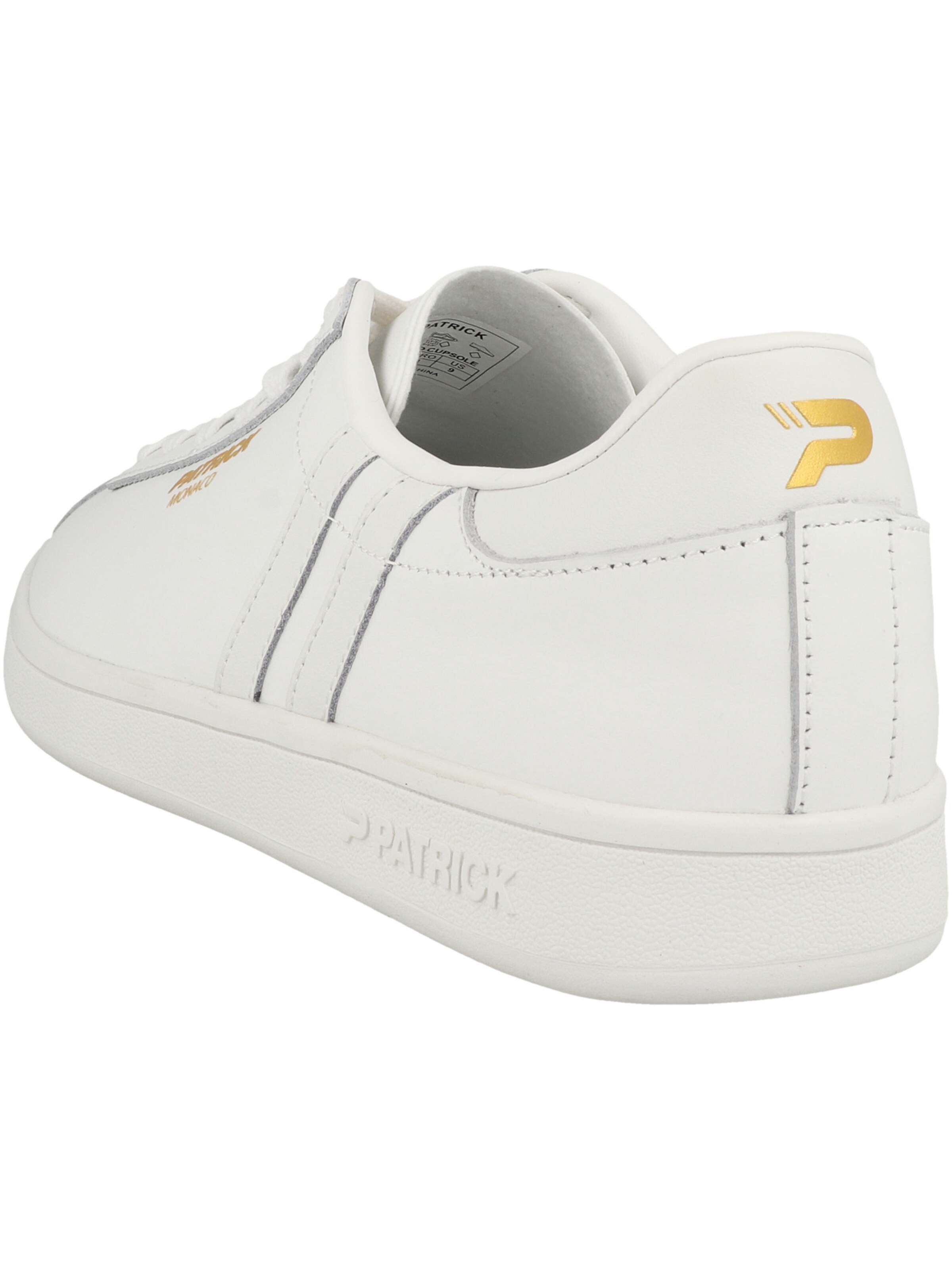 Patrick Platform trainers 'Monaco' in White