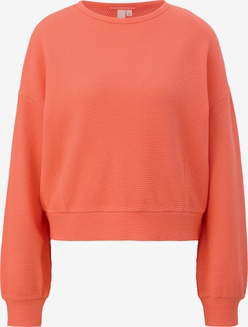 QS Sweatshirt i oransje: forside