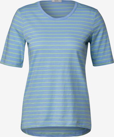 CECIL T-shirt en bleu ciel / vert, Vue avec produit