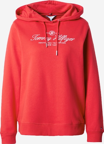 TOMMY HILFIGER Sweatshirt i rød: forside