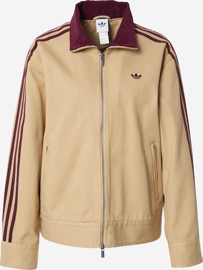 ADIDAS ORIGINALS Prijelazna jakna u bež / boja vina, Pregled proizvoda