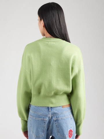 TOPSHOP Knit cardigan in Green