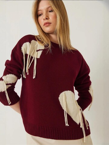 Bianco Lucci - Pullover em vermelho