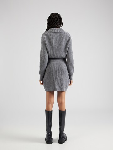 DRYKORN Knitted dress 'SVANTJE' in Grey