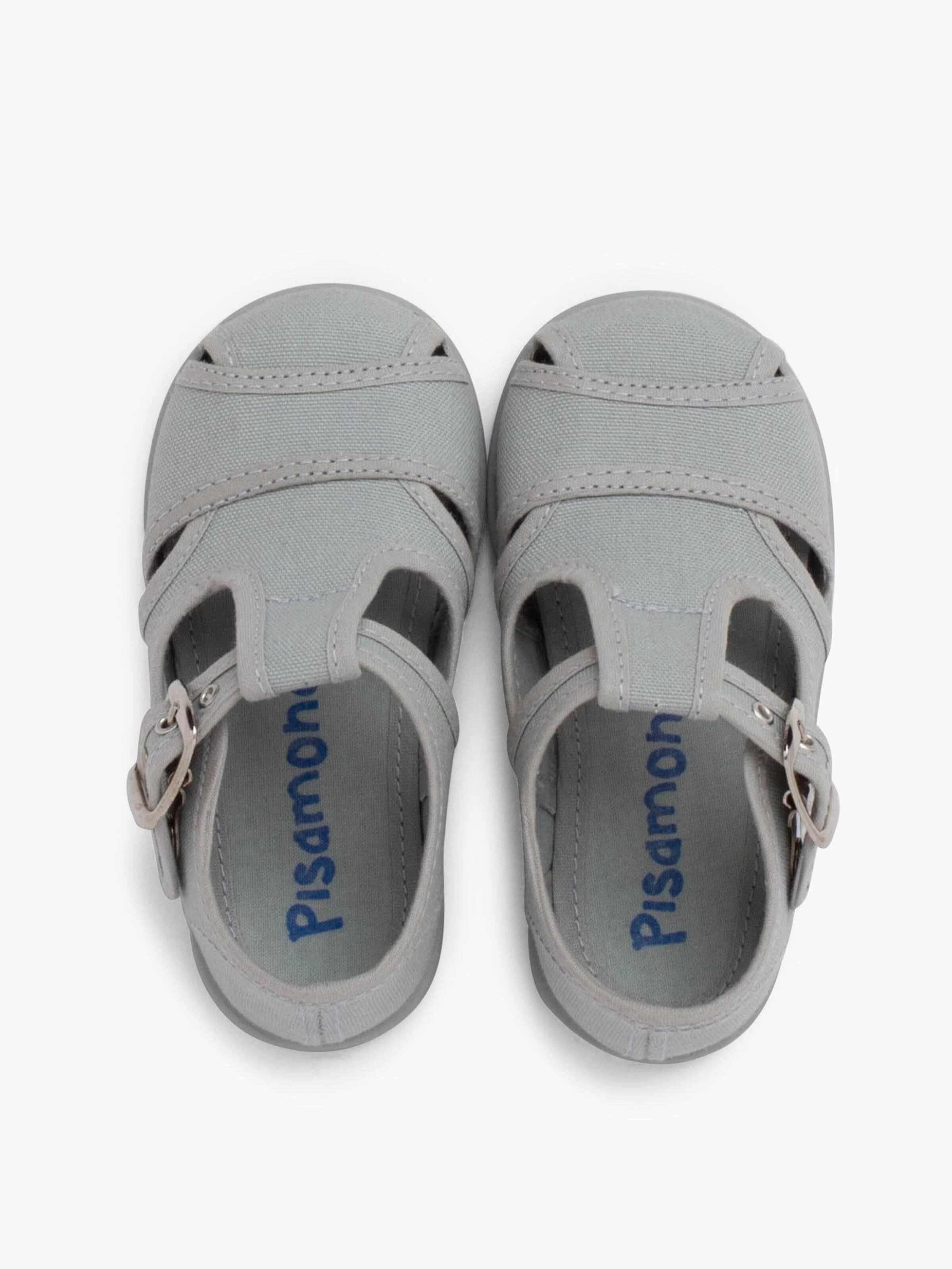 Pisamonas - Sapato de primeiros passos em cinzento