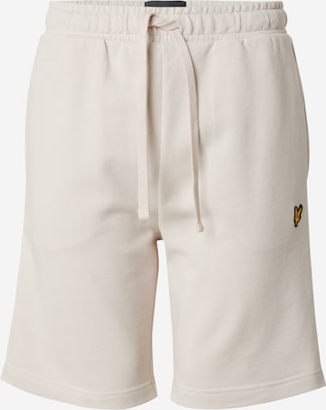 Lyle & Scott Broek in Beige: voorkant