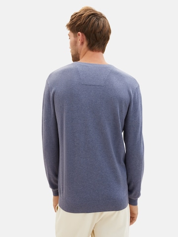 TOM TAILOR Regular Fit Pullover in Blau