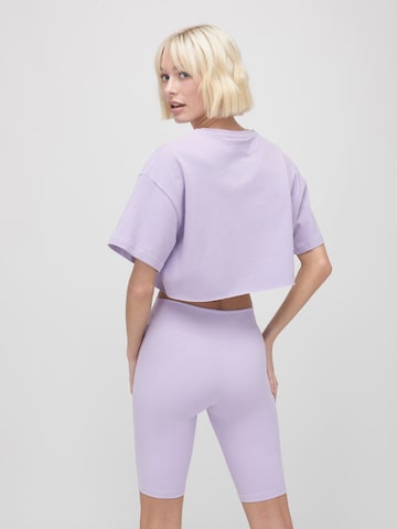 ABOUT YOU x VIAM Studio Shirt 'ADDISON' in Purple: back