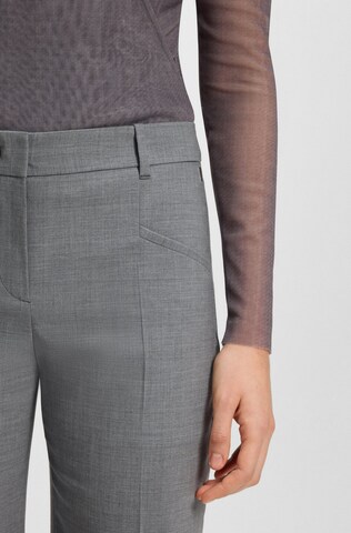 BOSS Loose fit Pants 'Tilda' in Grey