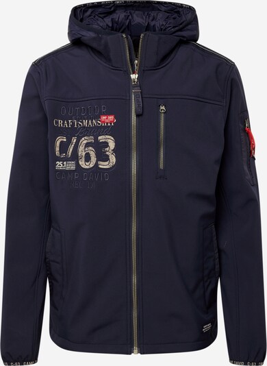 CAMP DAVID Between-Season Jacket in marine blue / Blood red / White, Item view