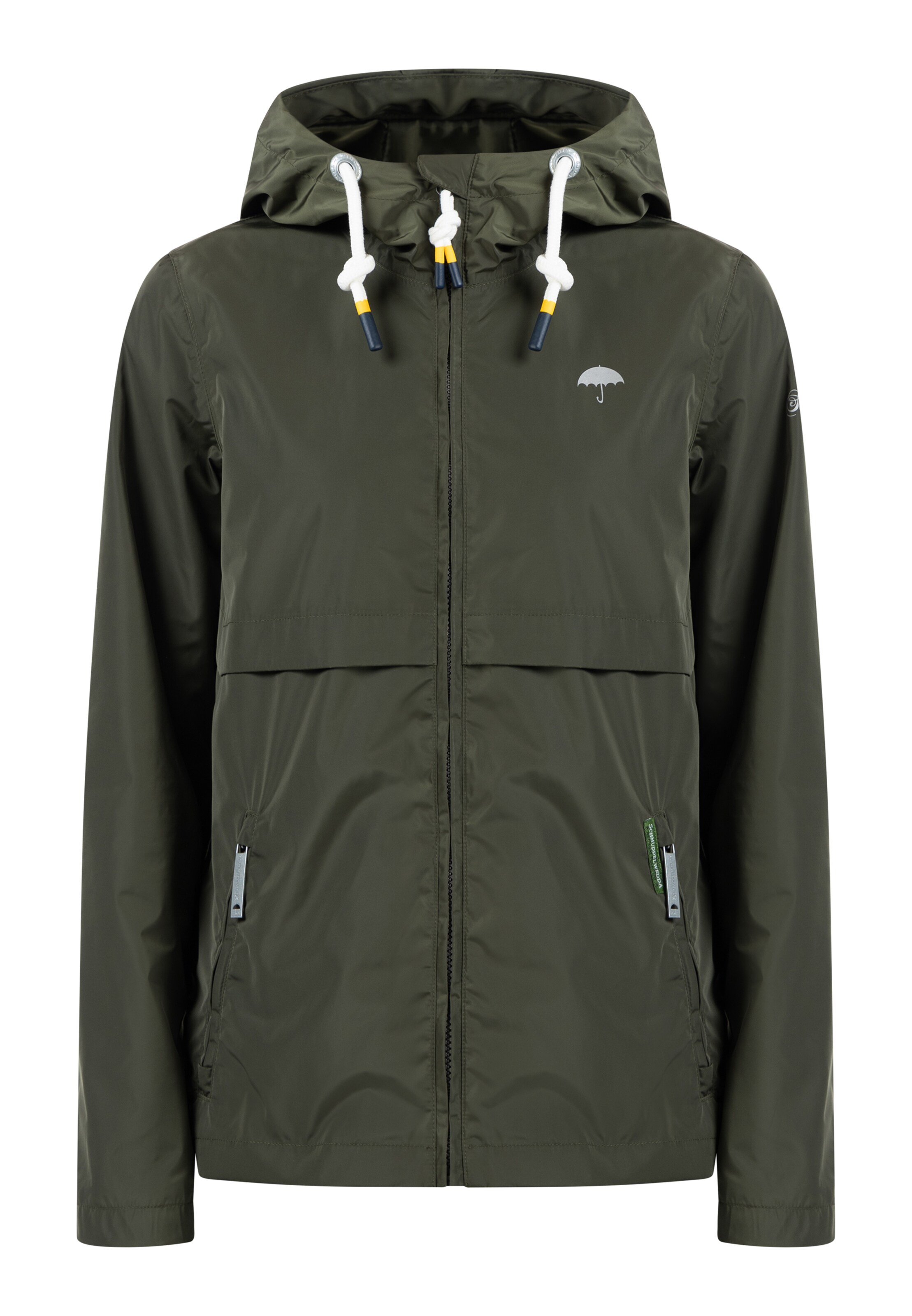 Schmuddelwedda Преходно яке в зелено: отпред