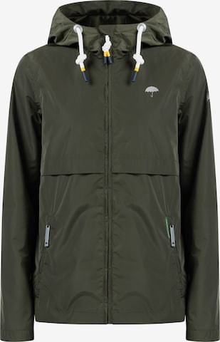 Schmuddelwedda Between-season jacket in Green: front