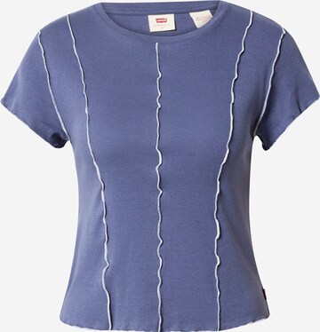 LEVI'S ® Shirt 'Inside Out Seamed Tee' in Blauw: voorkant