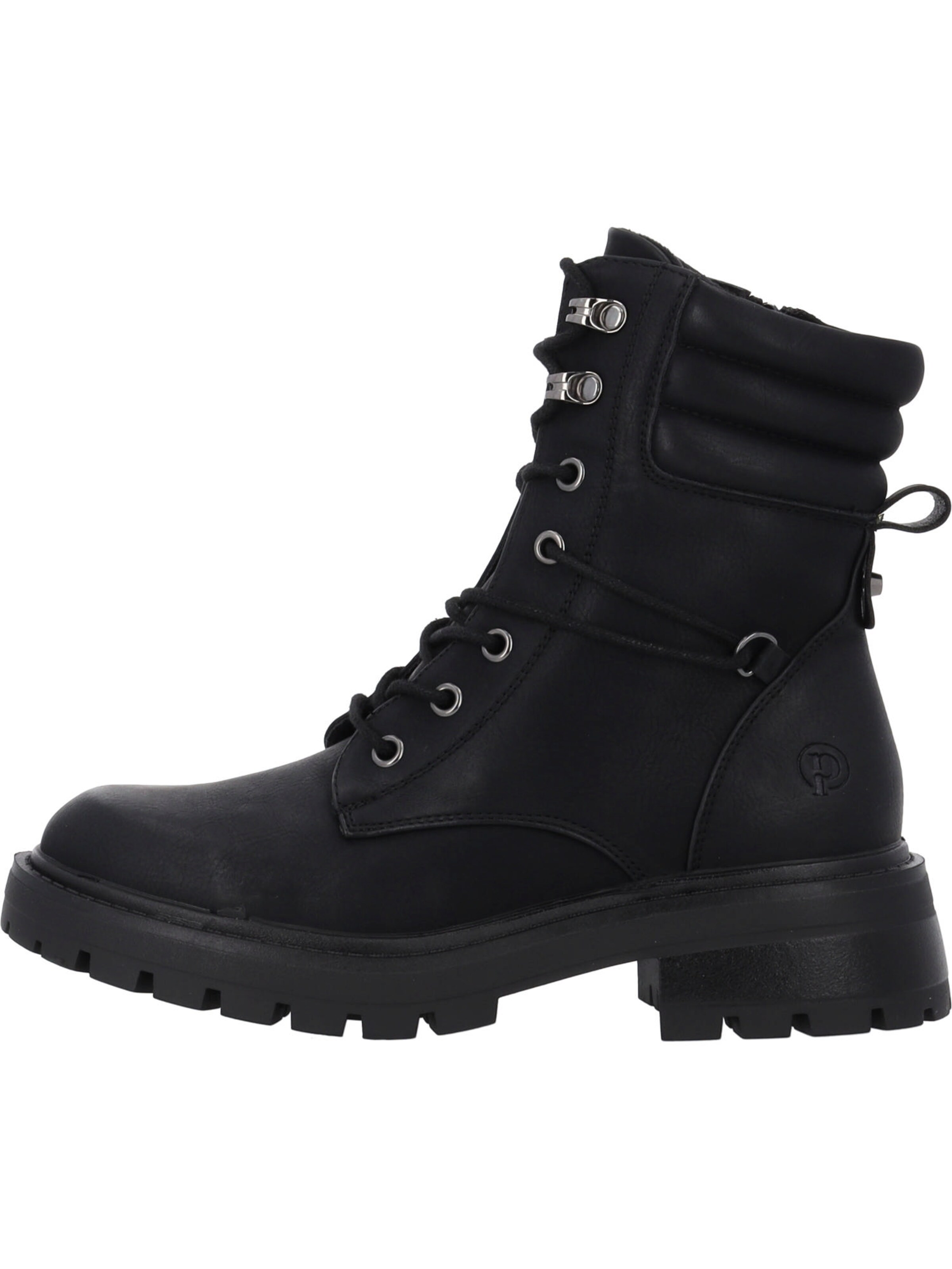 Palado Schnürstiefelette 'Palado Urilee'‌‌‌‌‌‌‌ in Schwarz