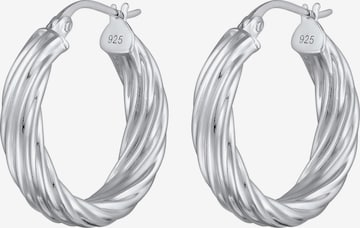 ELLI Korvakoru värissä hopea: etupuoli