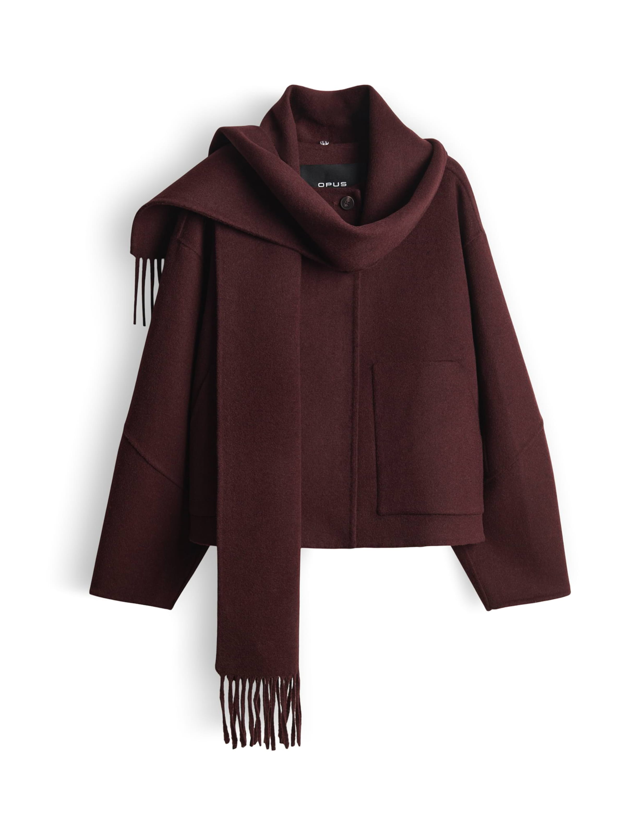 Veste mi-saison 'Henrica' OPUS en violet : devant