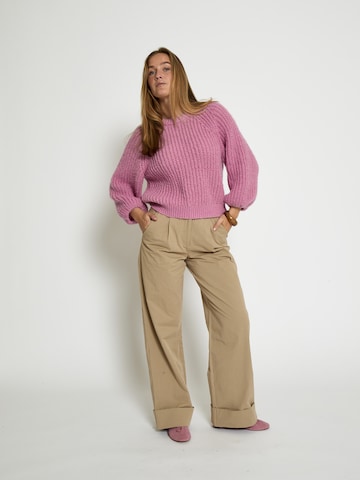 Pullover 'Jette' di Peppercorn in rosa