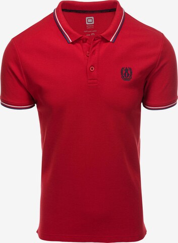 T-Shirt 'S1635' Ombre en rouge : devant