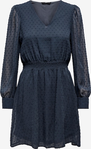 Robe-chemise 'LAURENCE' ONLY en bleu : devant