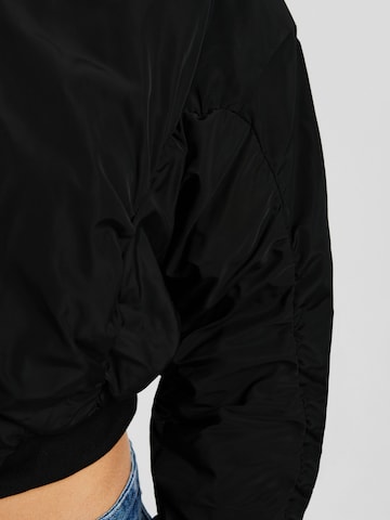 Bershka Between-season jacket in Black