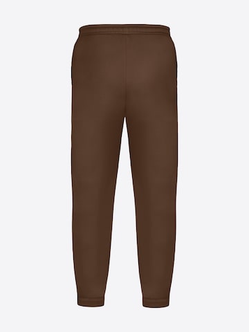 TATES Tapered Sporthose in Braun