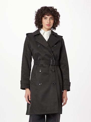 Manteau mi-saison Lauren Ralph Lauren en noir : devant