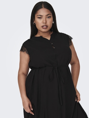 Robe-chemise ONLY Carmakoma en noir : devant