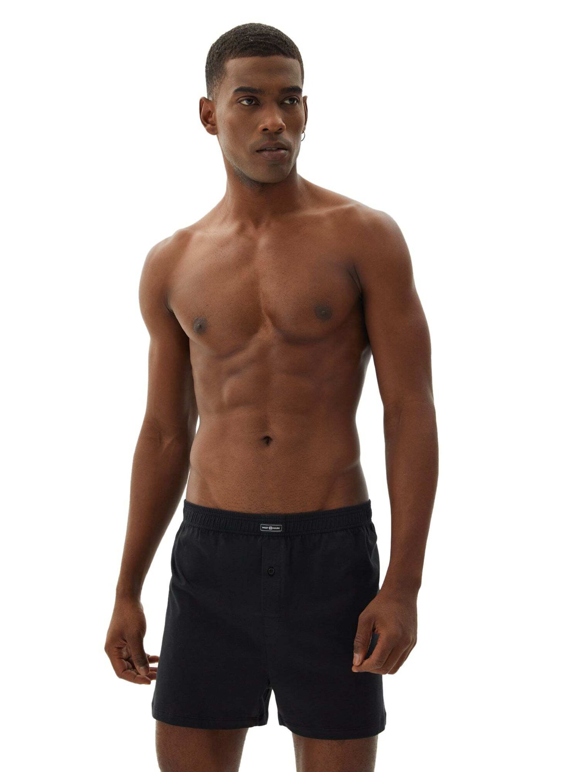 Boxer ' MARCO BOXER 2-PACK ' di WESTMARK LONDON in nero: frontale