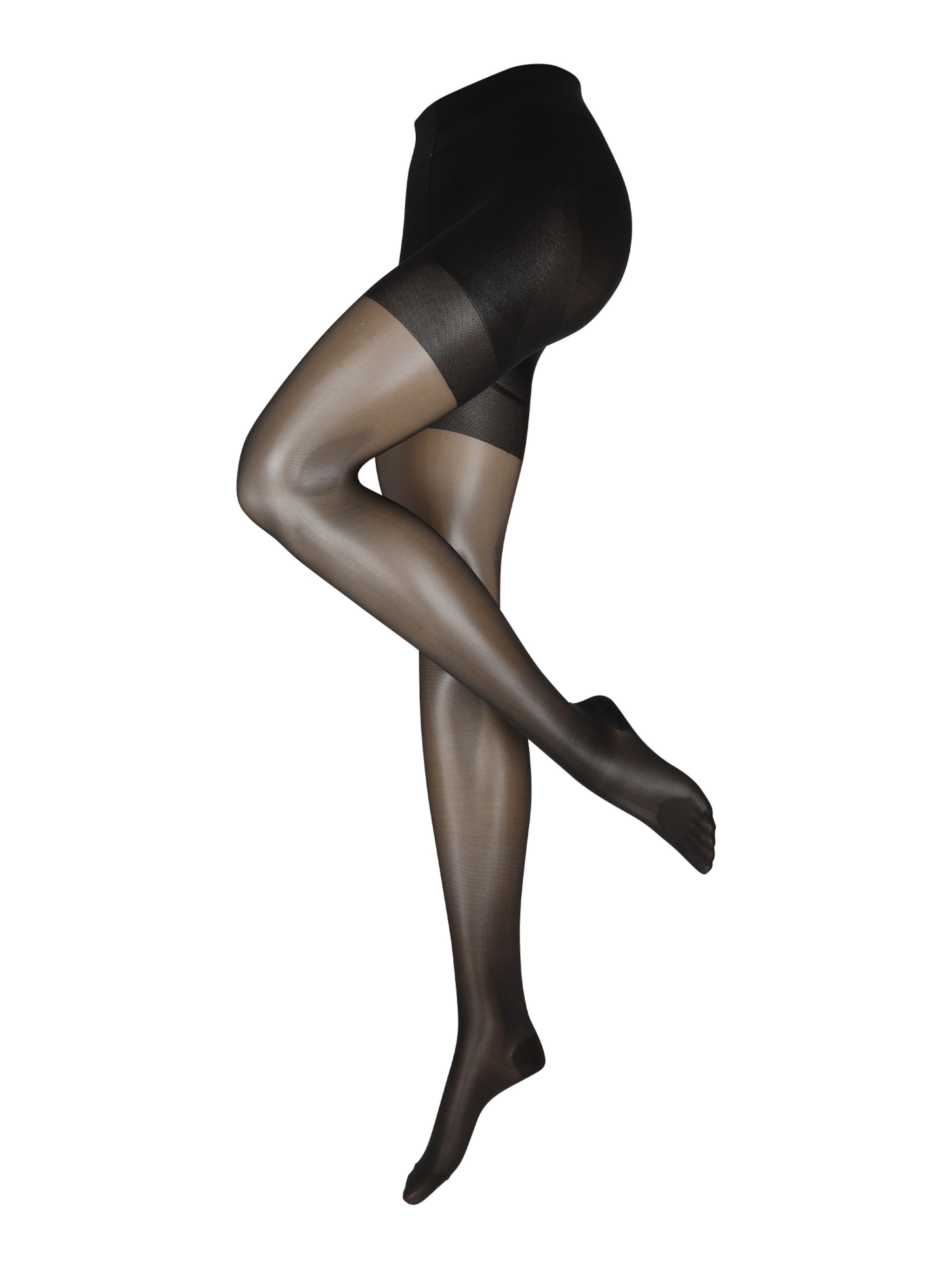 melns Wolford Zeķbikses 'Miss': no priekšpuses