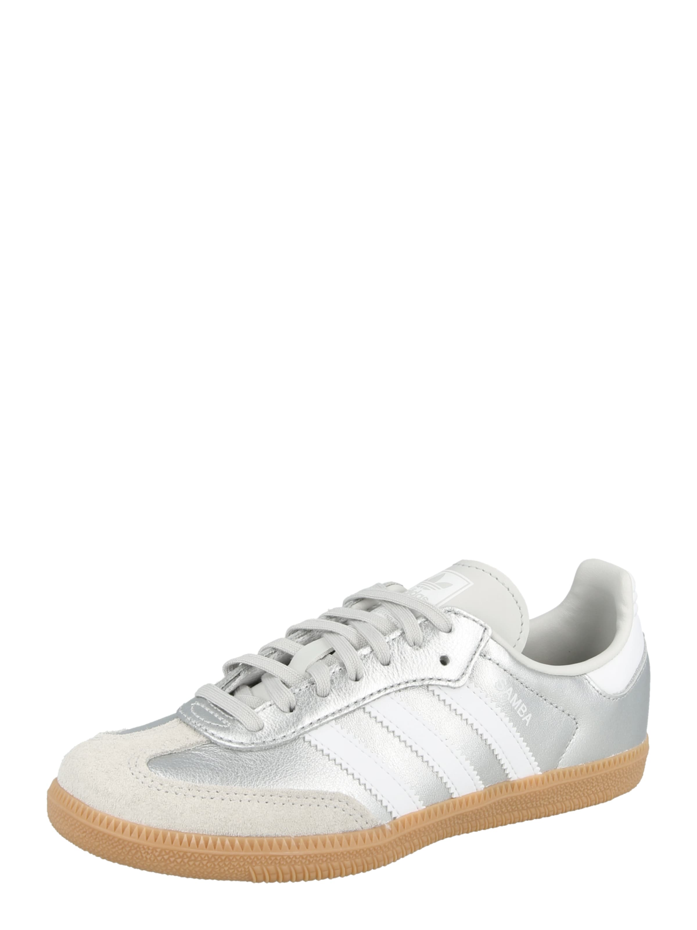 ADIDAS ORIGINALS Сникърси 'SAMBA' в сребърно: отпред