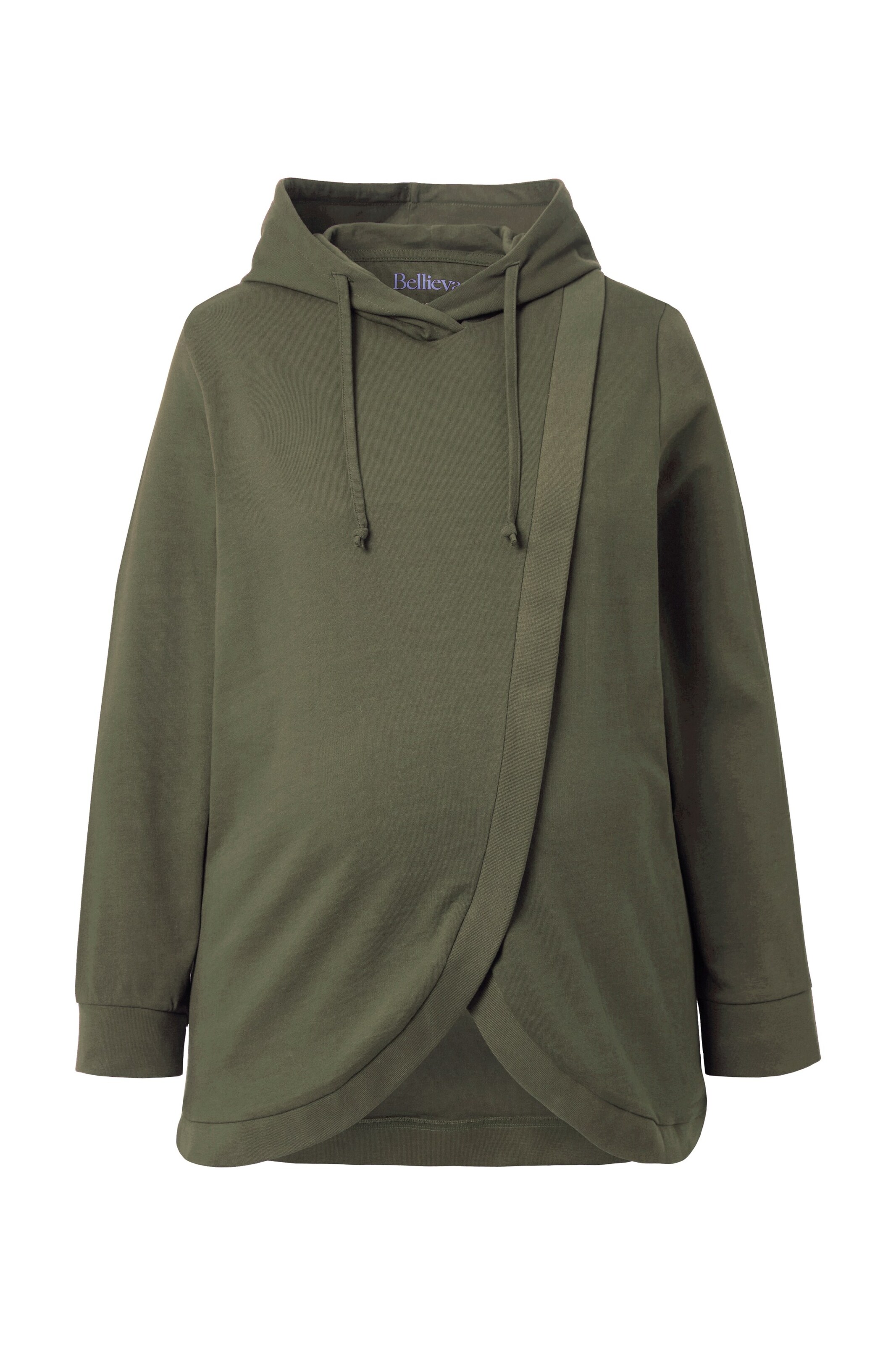 Ulla Popken Sweatshirt in Grün: Vorderseite