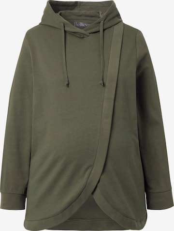 Ulla Popken Sweatshirt in Grün: Vorderseite