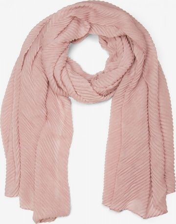 styleBREAKER Schal 'Gekreppter Unifarbener Schal' in Pink: Vorderseite