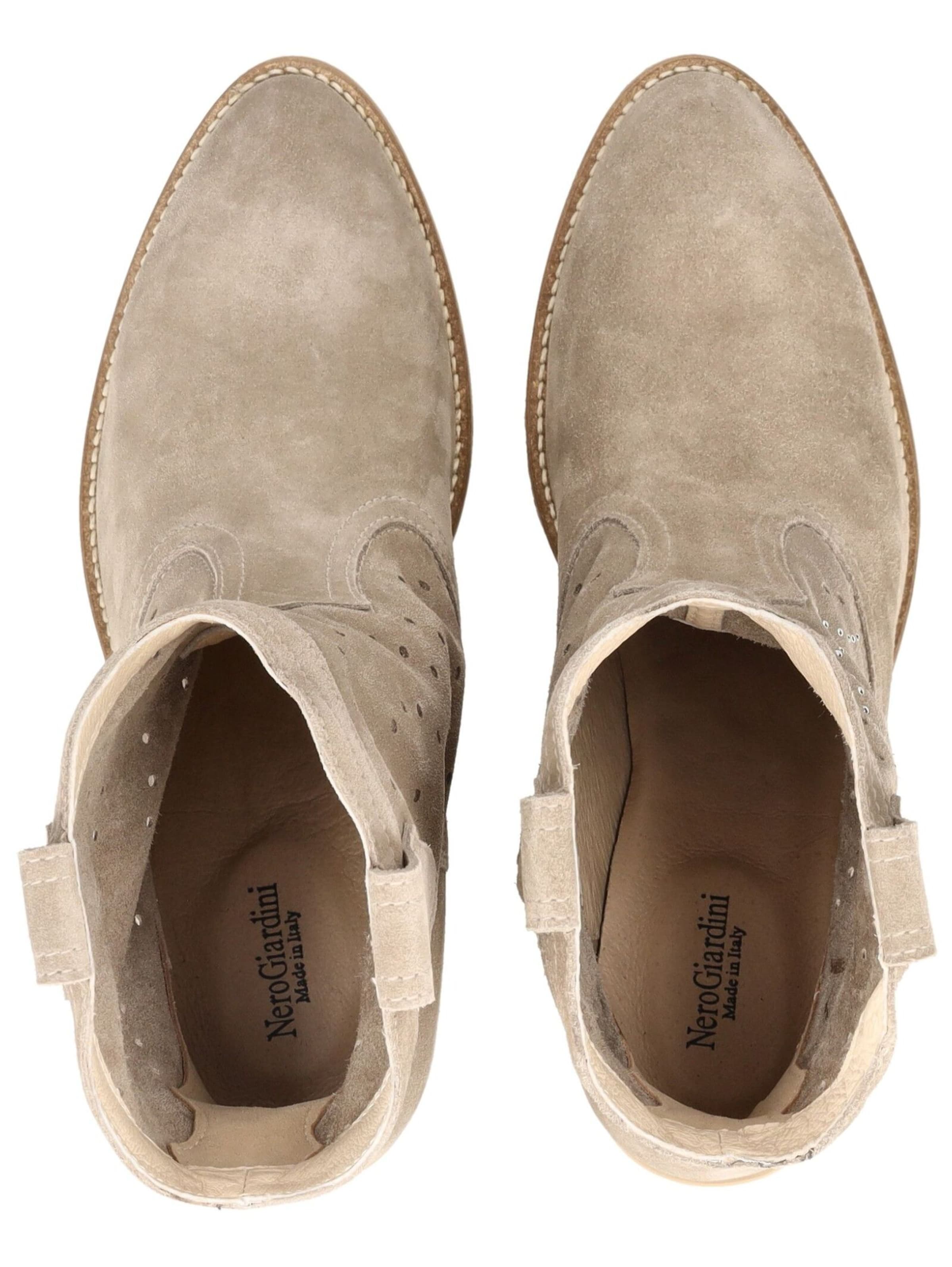 Bottines Nero Giardini en beige