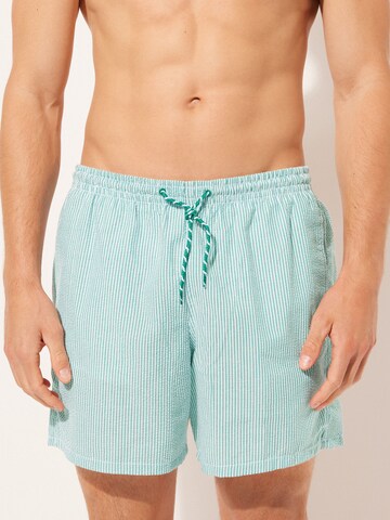 CALZEDONIA Badeshorts in Grün