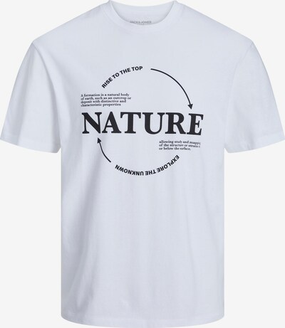 JACK & JONES Tričko 'NATURE' - čierna / biela, Produkt