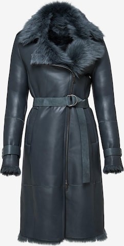 V S P Vinterfrakke 'Lyza' i blå: forside