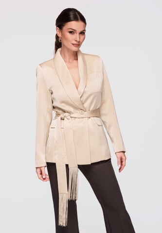 Blazer Ombre en beige : devant