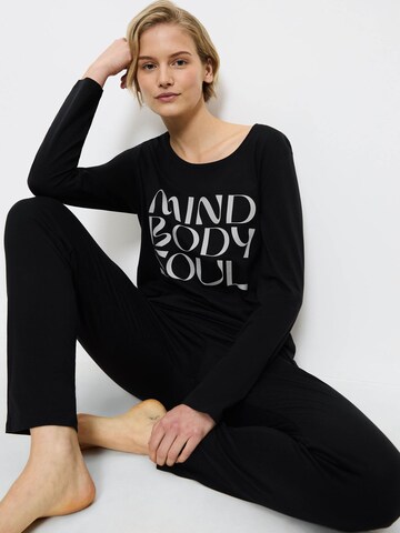 TRIUMPH Pajama ' Basic ' in Black