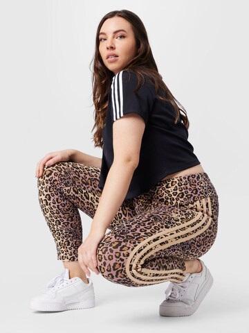 ADIDAS ORIGINALS Skinny Legginsy w kolorze brązowy