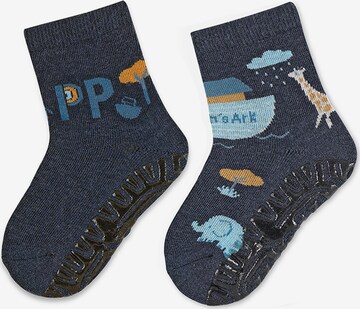 Chaussettes 'Fli Fli Air DP' STERNTALER en bleu : devant