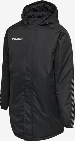 Hummel Athletic Jacket in Black: front