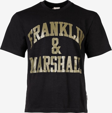 Maglietta di FRANKLIN & MARSHALL in nero: frontale