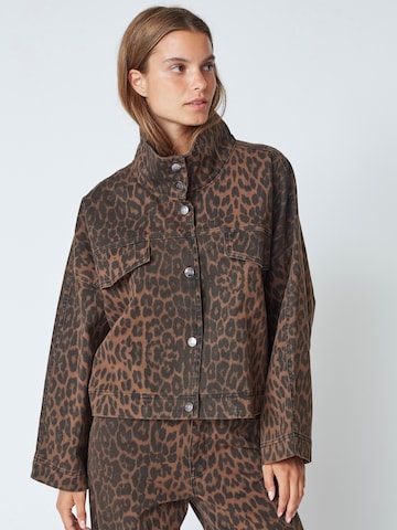 co'couture Jacke 'Leo' in Braun: Vorderseite