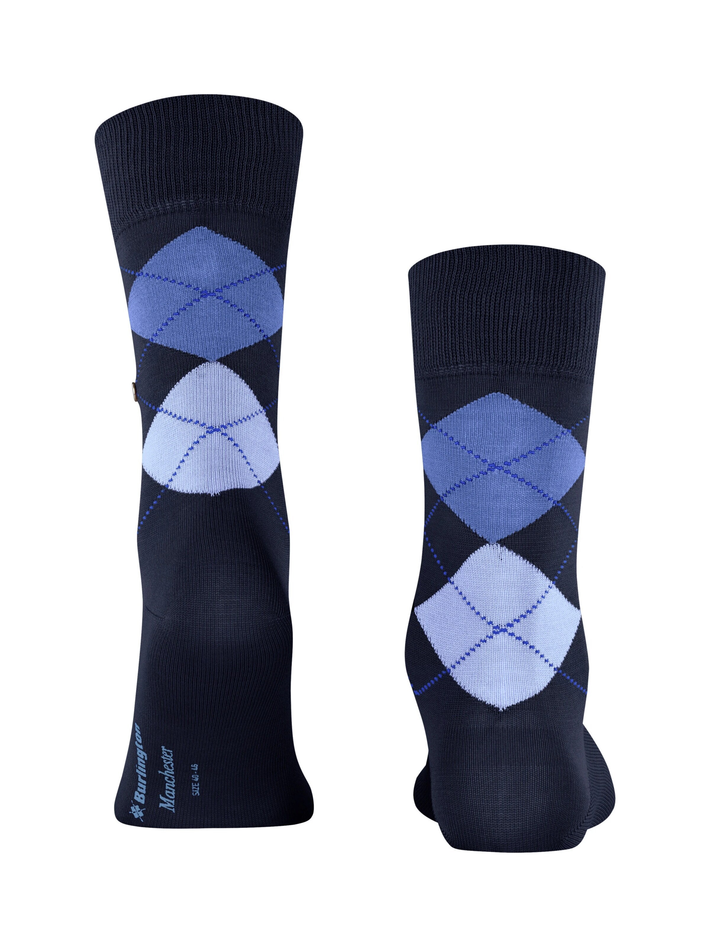 BURLINGTON Socks 'Manchester' in Blue