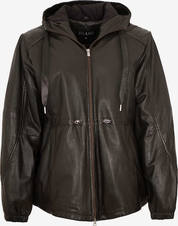 Jilani Between-Season Jacket 'Camelia' in Brown: front
