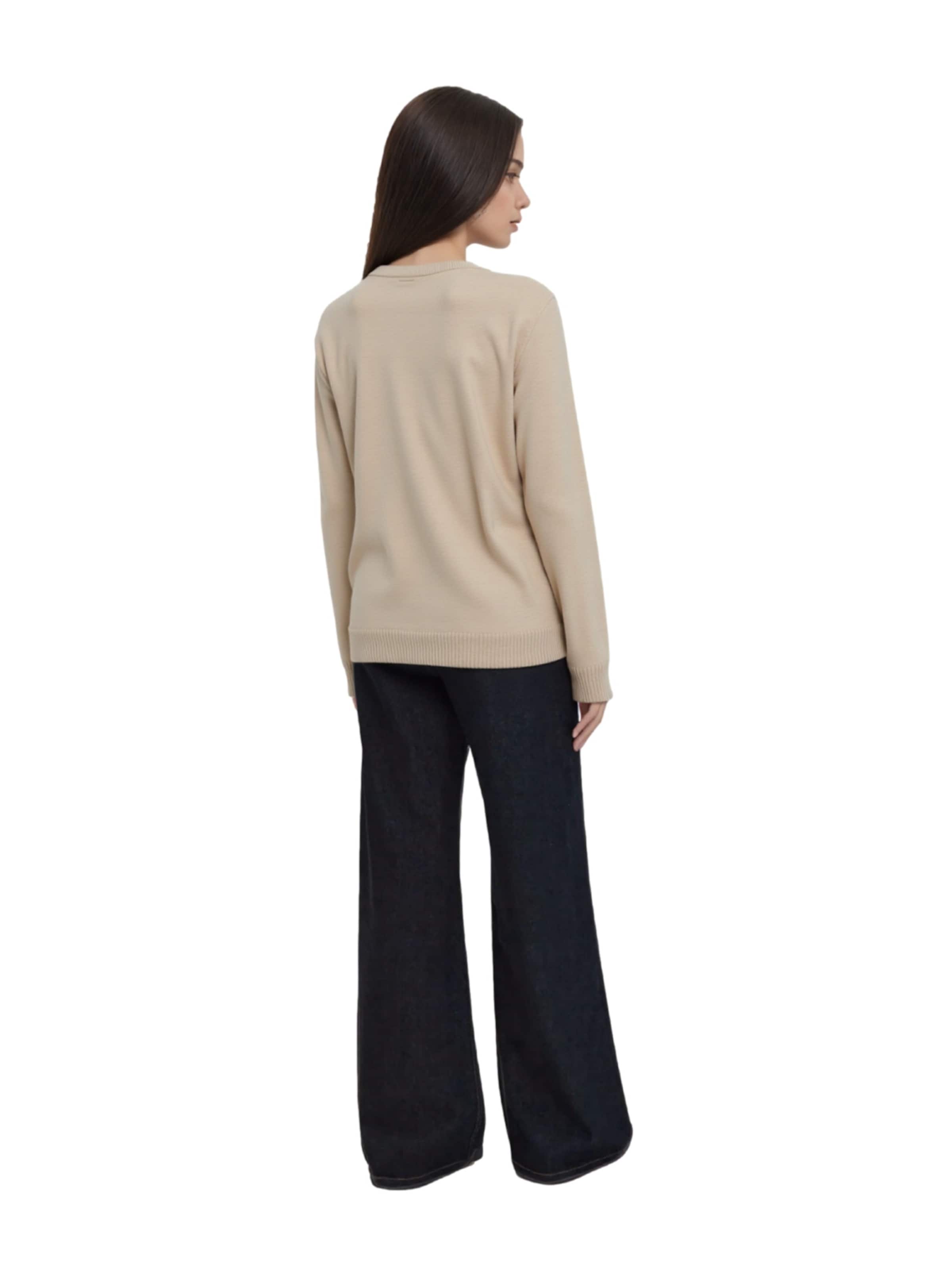 ONLY Sweater 'Xmas Shine' in Beige